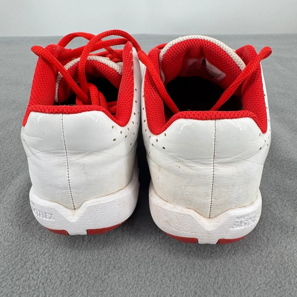Nike Hyperdiamond 4 Keystone Softball Cleats Youth 3Y White Red FZ0919-104